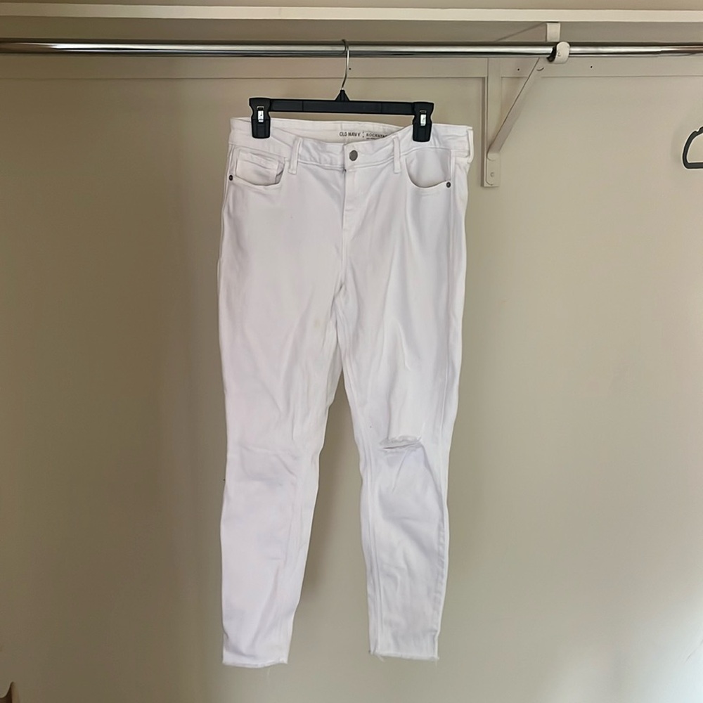 white old navy jeans